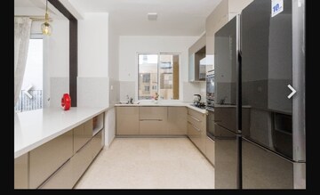 Kitchen in 2 BHK Apartment at Bhartiya Nikoo Homes, Thanisandra Main Road – for Rent