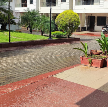 Balcony in 3 BHK Apartment at Vineyard Cornerstone, Hoysalanagar – for Rent