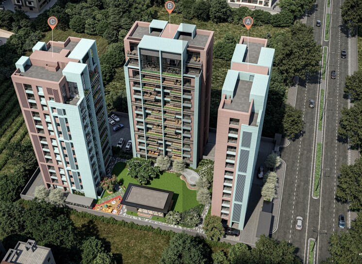 Exterior View, pal 4 Bedroom 3630 Sq.Ft. Apartment In Pal Surat 9751492