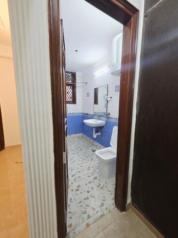 Bathroom in 2 BHK Builder Floor at Saket – for Rent
