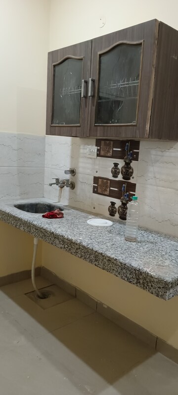 Kitchen in 1 RK Builder Floor at Patiala Road – for Rent