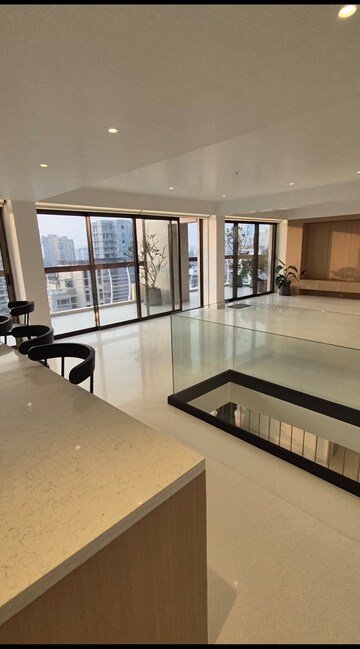 Living Room in 3.5 BHK Penthouse at Arth Crown Palace, Bandra West – for Rent