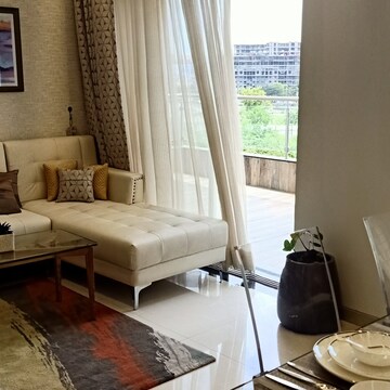 Living Room in 2.5 BHK Apartment at Mamurdi – for Rent