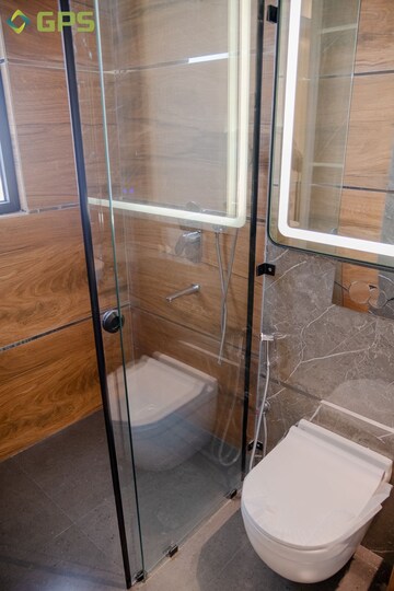 Bathroom in 3 BHK Builder Floor at Ansal API Esencia, Sector 67 – for Sale