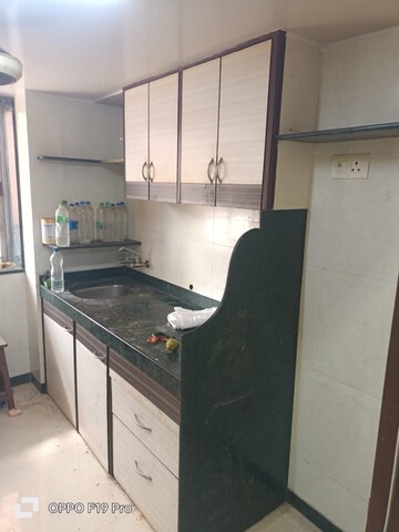 Kitchen in 1 RK Apartment at Hindmata CHS, Dadar East – for Rent
