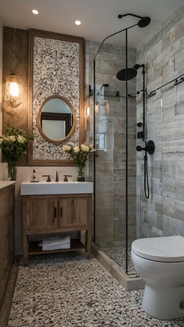 Bathroom in  Pg at Vibhuti Khand – for Rent