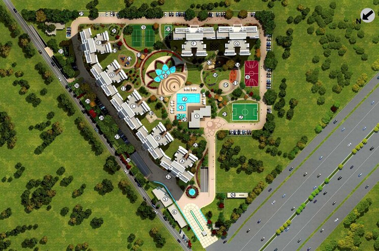 Master Plan, bestech-park-view-altura 3 Bedroom 2015 Sq.Ft. Apartment In Sector 79 Gurgaon 9741976