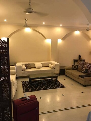 Living Room in 1 BHK Builder Floor at Saket – for Rent
