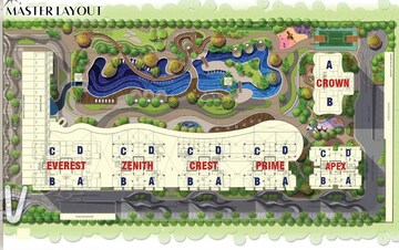 Master Plan in 4 BHK Apartment at Sector 83 – for Sale