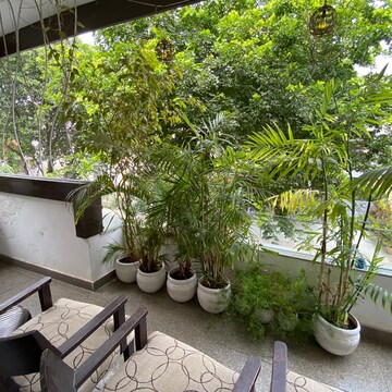 Balcony in 3.5 BHK Builder Floor at Sushant Lok I – for Sale