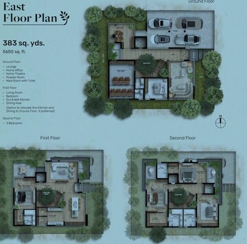 Master Plan in 4 BHK Villa at Greenrich Highlands, Tukkuguda – for Sale