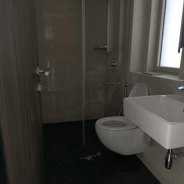 Bathroom in 3 BHK Apartment at Lodha Sea Face, Dairy Colony – for Rent