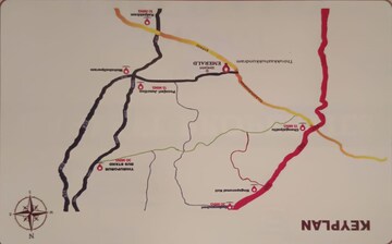  Plot – Map Location View at City Green, Tirukkalukkunram - for Sale