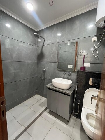 Bathroom in 4 BHK Builder Floor at Vasant Kunj – for Rent