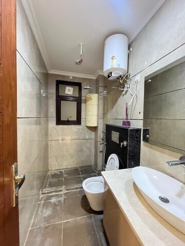 Bathroom in 4 BHK Builder Floor at Vasant Kunj – for Rent