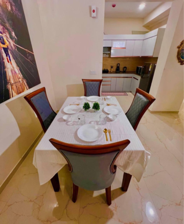 Team Area in 3 BHK Apartment at Omaxe The Palace, Sushant Golf City – for Rent