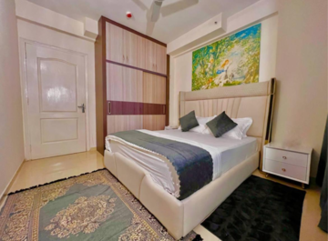 Bedroom in 3 BHK Apartment at Omaxe The Palace, Sushant Golf City – for Rent