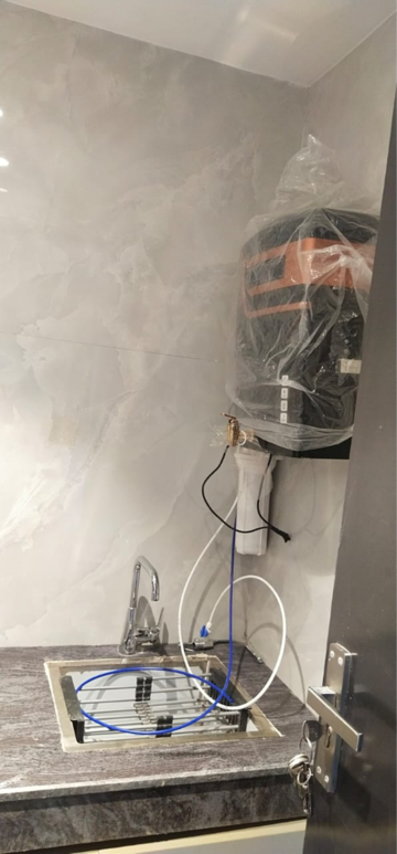 Staircase in 1 BHK Builder Floor at Panchsheel Enclave – for Rent