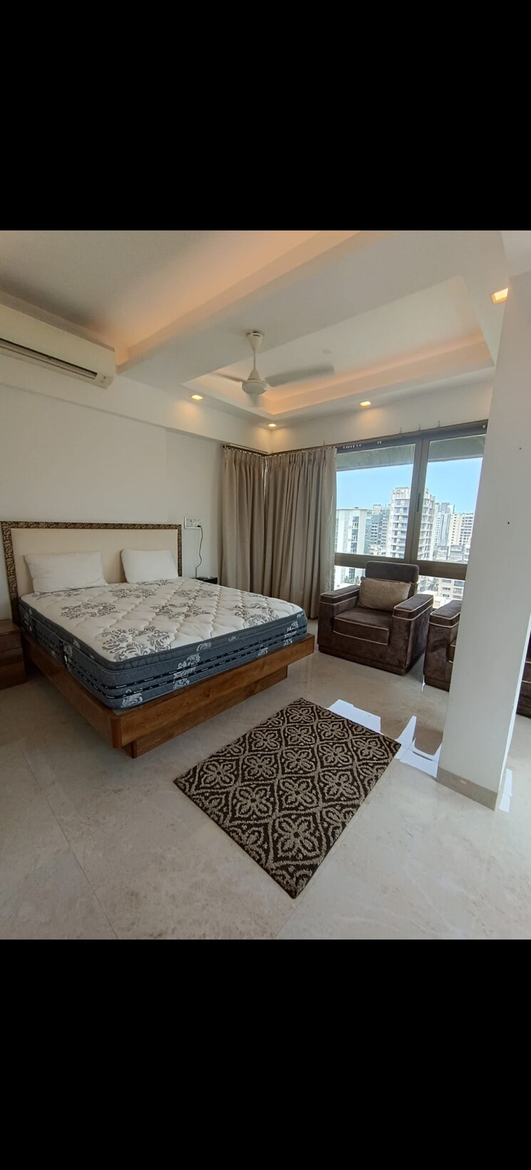 Bedroom, km-mid-summer-chs 3 Bedroom 1500 Sq.Ft. Apartment In Santacruz West Mumbai 9757506