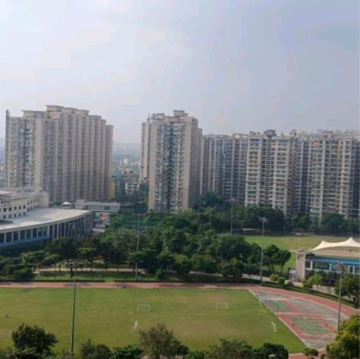 3 BHK Apartment – Exterior View View at Gaur 14th Avenue High Street, Panchsheel Green - for Rent