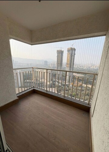 Balcony in 3 BHK Apartment at Lodha Amara, Kolshet Road – for Rent