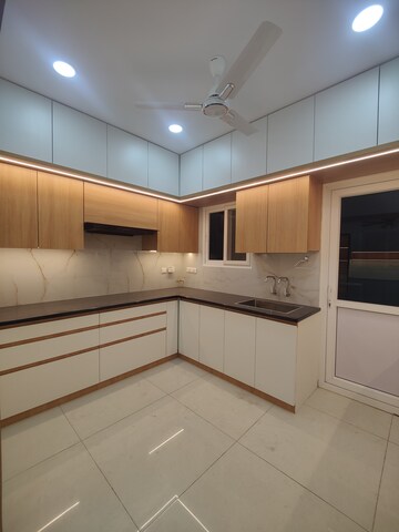 Kitchen in 3 BHK Apartment at Rajapushpa Provincia, Narsingi – for Rent