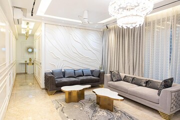 Living Room in 3 BHK Apartment at Hiranandani ParK Clifton, Ghodbunder Road – for Sale