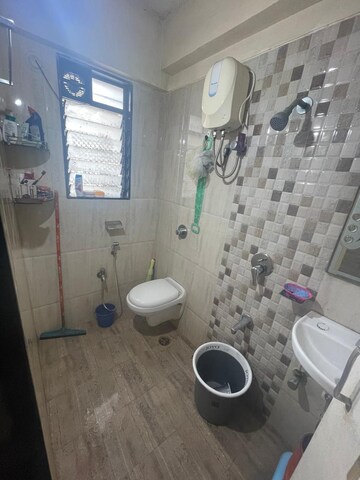 Bathroom in 1 BHK Apartment at Shiv Darshan CHS Bhandup, Bhandup West – for Rent