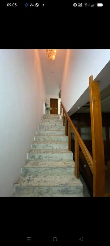 Staircase in 3 BHK Apartment at Banjara Hills – for Rent