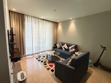 Living Room in 3 BHK Apartment at One Indiabulls Thane 1, Pokhran Road No One – for Rent