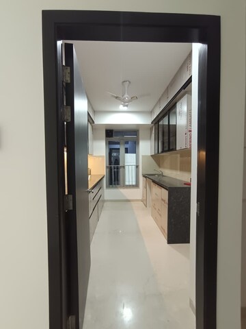 Building Lobby in 3 BHK Apartment at Oberoi Sky City, Borivali East – for Rent