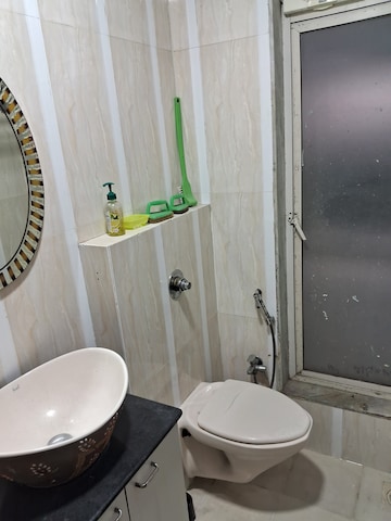 Bathroom in 2 BHK Apartment at Fairmont Palazo, Santacruz East – for Rent