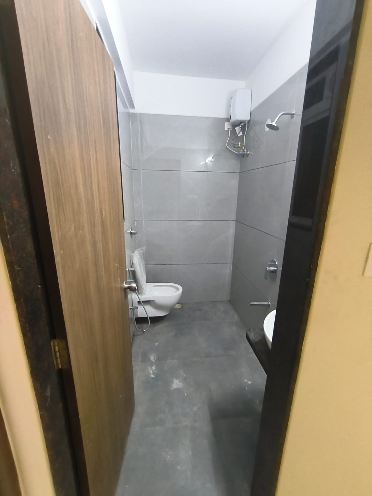 Bathroom in 2 BHK Apartment at Swastik Park, Chembur – for Rent