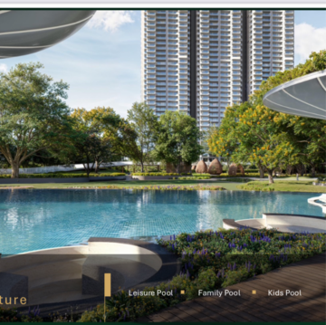 Swimming Pool in 3 BHK Apartment at M3M Forestia West, Manesar Sector 9 – for Sale