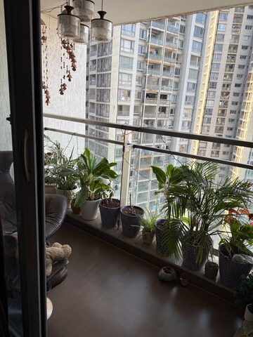 Balcony in 2 BHK Apartment at Wadhwa Imperial Heights, Goregaon West – for Rent