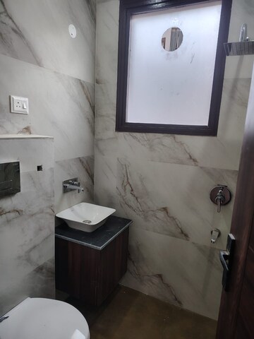 Bathroom in 3 BHK Builder Floor at Dhakoli – for Sale