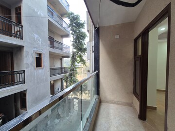 Balcony in 1.5 BHK Builder Floor at Chattarpur – for Rent