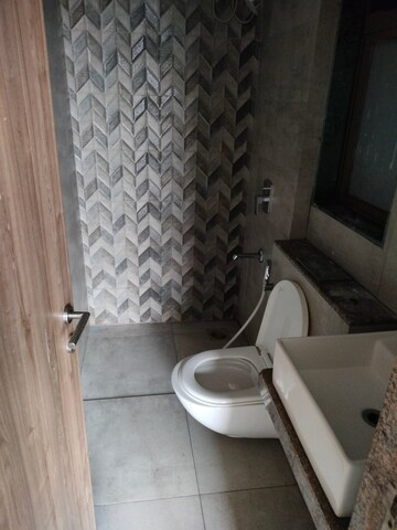 Attached Bathroom in 1 BHK Apartment at Birla Vanya, Kalyan West – for Rent