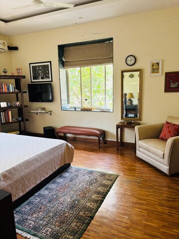 Living Room in 4 BHK Apartment at Metro House Colaba, Colaba – for Sale