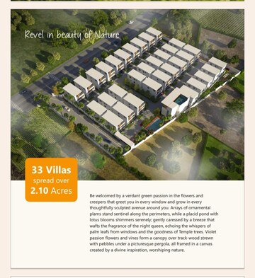 Master Plan in 4 BHK Villa at Avenue Vilasa, Bowrampet – for Sale