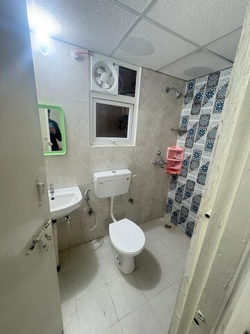 Bathroom in 2 BHK Apartment at Signature The Millennia 3, Sector 37d – for Rent