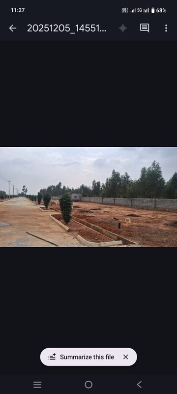 Plot Area in  Plot at Hoskote – for Sale