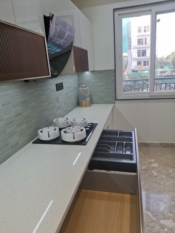 Kitchen in 3 BHK Builder Floor at RWA Residential Society Sector 46, Sector 46 – for Sale