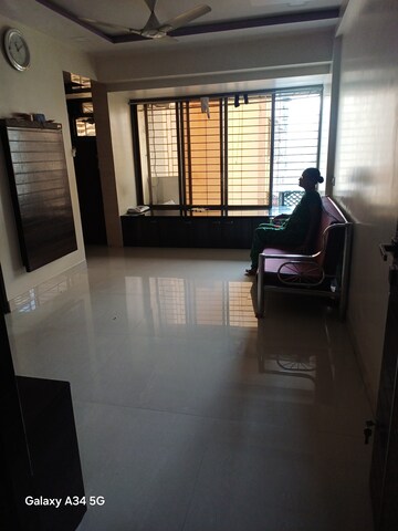 Living Room in 1.5 BHK Apartment at Kopar Khairane – for Rent