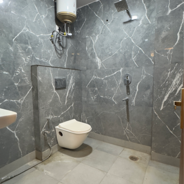 Bathroom in 3 BHK Builder Floor at Chattarpur – for Rent