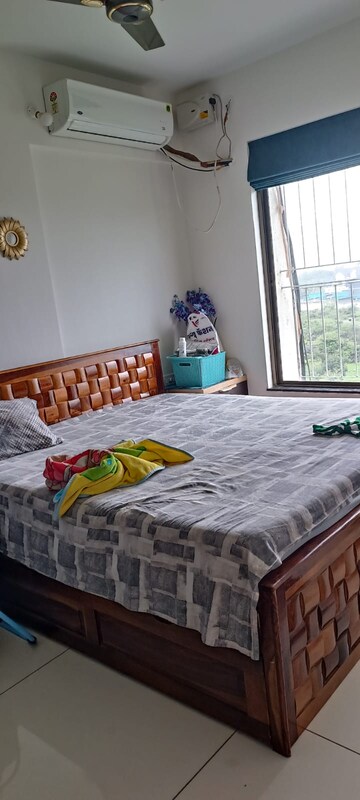 Bedroom in 3 BHK Apartment at BK Jhala Mahalunge Riviera, Mahalunge – for Rent