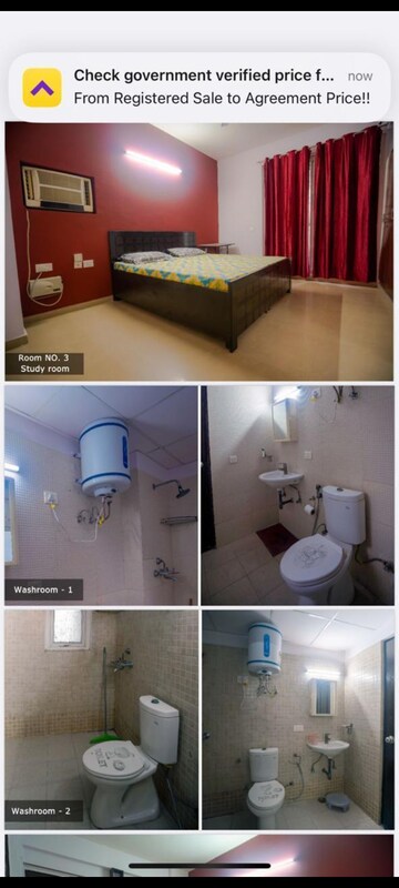 Kitchen in 1 RK Apartment at Aditya Urban Casa, Sector 78 – for Rent