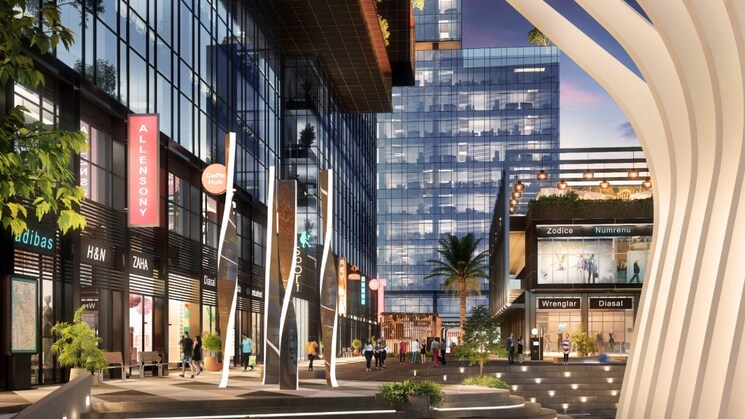 Exterior View, gygy-mentis Commercial Office Space in IT/SEZ 601 Sq.Ft. In Sector 140 Noida Noida 9763648