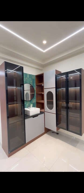 Bathroom in 3 BHK Apartment at Poulomi Avante, Kokapet – for Rent