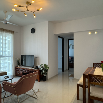 Living Room in 1.5 BHK Apartment at Lodha Palava Downtown, Taloja Bypass Road – for Sale